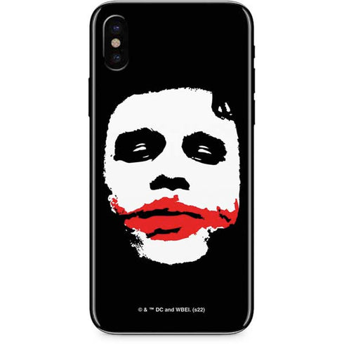 The Dark Knight Smeared Joker iPhone XS Skin
