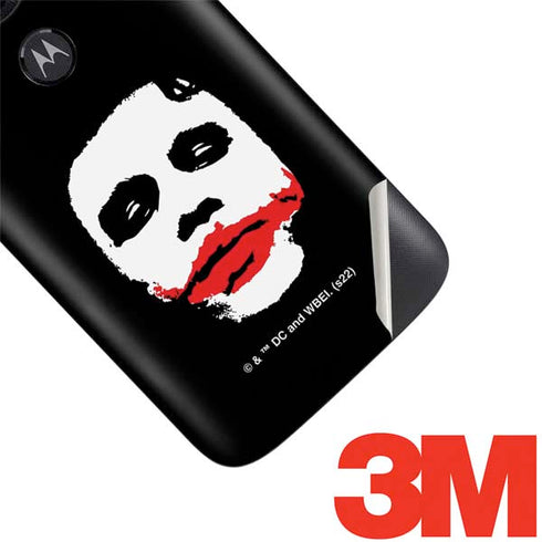 The Dark Knight Smeared Joker Moto E5 Play Skin