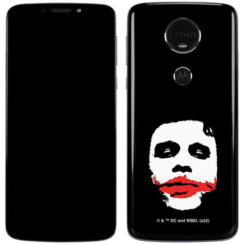 The Dark Knight Smeared Joker Moto E5 Plus Skin
