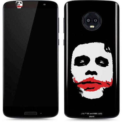 The Dark Knight Smeared Joker Moto G6 Skin