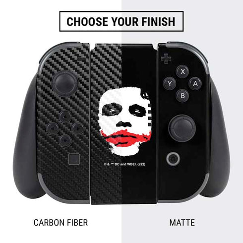 The Dark Knight Smeared Joker Nintendo Switch Bundle Skin