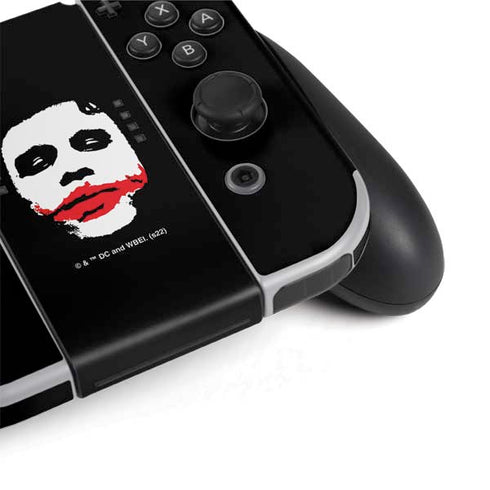 The Dark Knight Smeared Joker Nintendo Switch OLED (2021) Skin