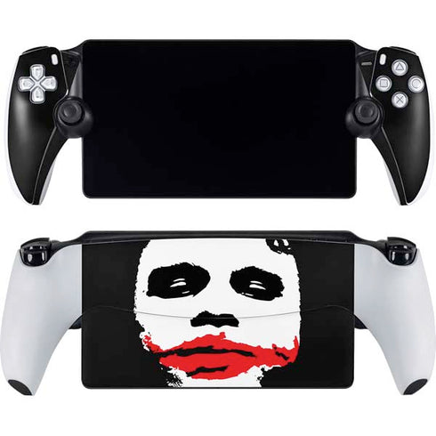 The Dark Knight Smeared Joker PlayStation Portal Remote Player Skin