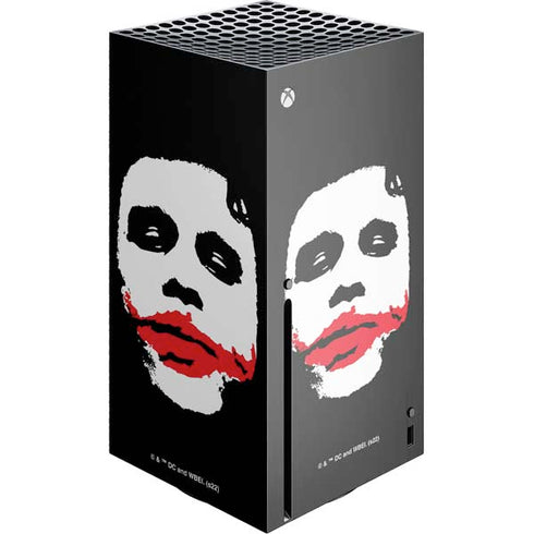 The Dark Knight Smeared Joker Xbox Series X Console Skin