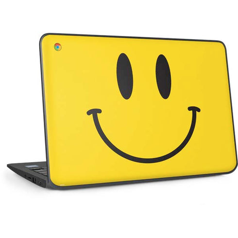 Happy Face HP Chromebook Skin