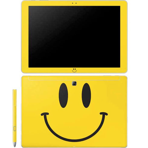 Happy Face Galaxy Book 12in Skin