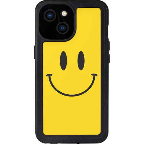 Happy Face iPhone 13 Mini Waterproof Case