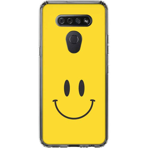 Happy Face LG K51/Q51 Clear Case