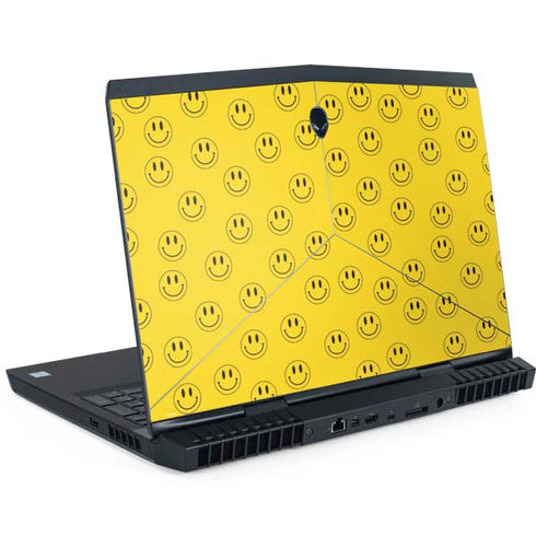 Happy Face Pattern Dell Alienware Skin
