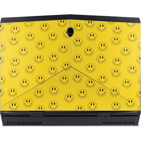 Happy Face Pattern Dell Alienware Skin