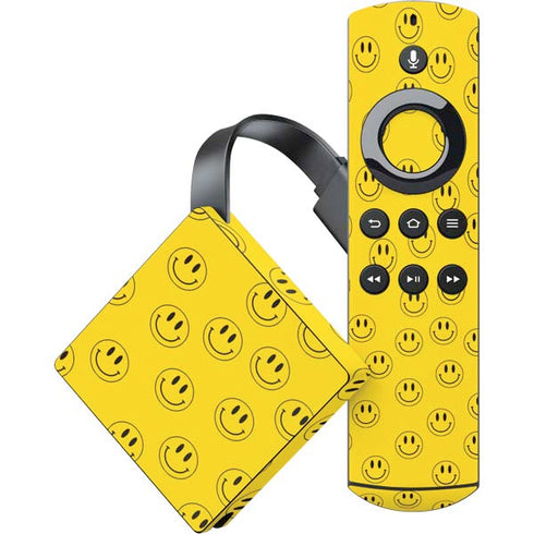 Happy Face Pattern Amazon Fire TV Skin