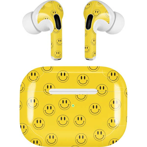 Happy Face Pattern Apple AirPods Pro Skin