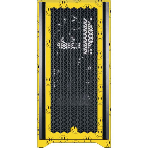 Happy Face Pattern Corsair 4000D Tempered Glass Mid-Tower ATX Case Skin