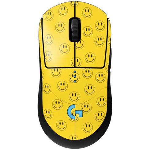 Happy Face Pattern G Pro Wireless Gaming Mouse Skin