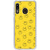 Happy Face Pattern Galaxy A20 Clear Case