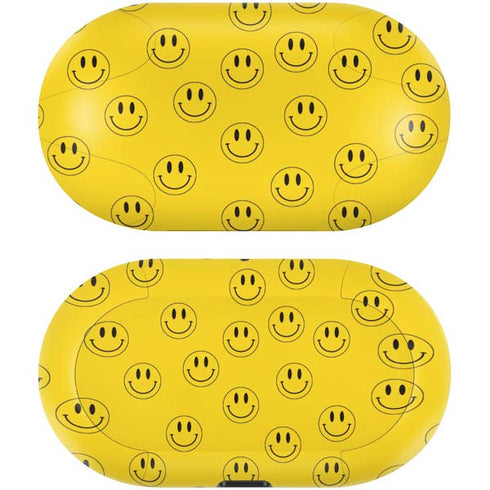Happy Face Pattern Galaxy Buds Skin