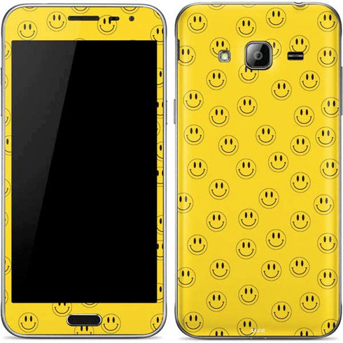 Happy Face Pattern Galaxy J3 Skin