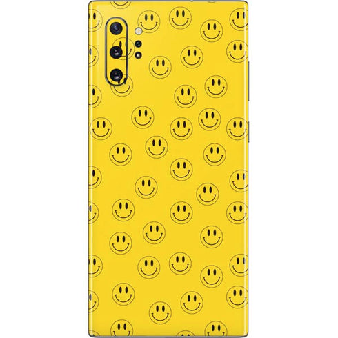Happy Face Pattern Galaxy Note 10 Plus Skin
