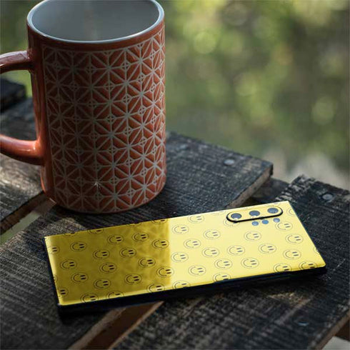 Happy Face Pattern Galaxy Note 10 Plus Skin