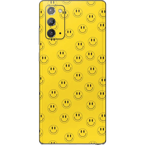 Happy Face Pattern Galaxy Note20 5G Skin