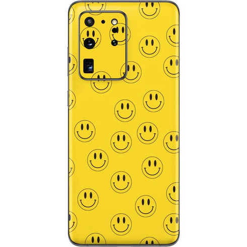 Happy Face Pattern Galaxy S20 Ultra 5G Skin