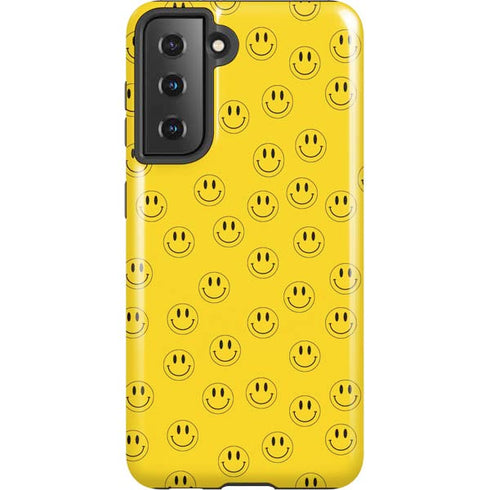 Happy Face Pattern Galaxy S21 5G Pro Case