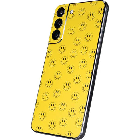 Happy Face Pattern Galaxy S22 Plus Skin