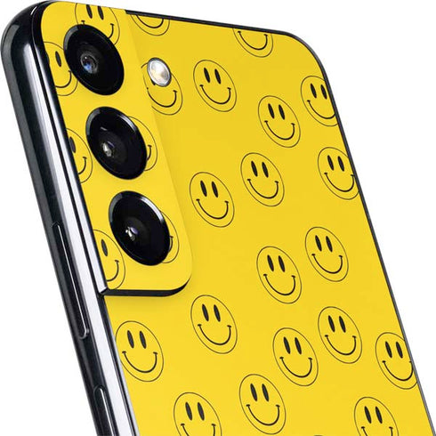 Happy Face Pattern Galaxy S22 Plus Skin