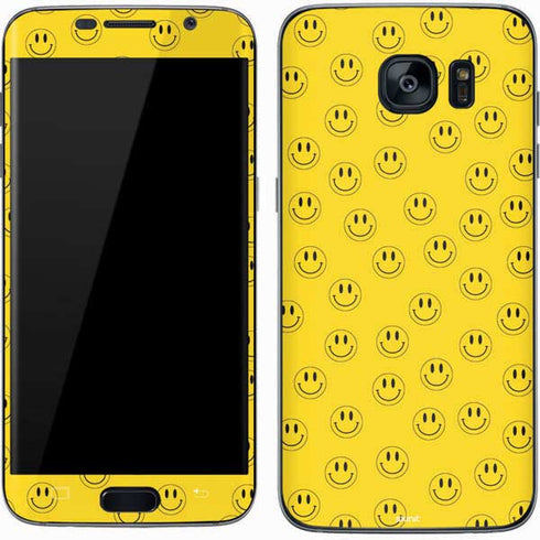Happy Face Pattern Galaxy S7 Skin