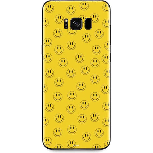 Happy Face Pattern Galaxy S8 Skin
