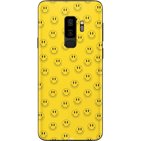 Happy Face Pattern Galaxy S9 Plus Skin