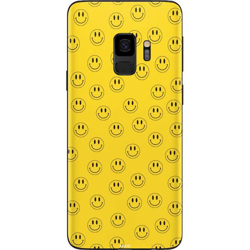 Happy Face Pattern Galaxy S9 Skin