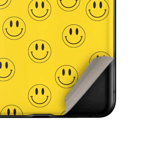 Happy Face Pattern Galaxy Z Flip Skin