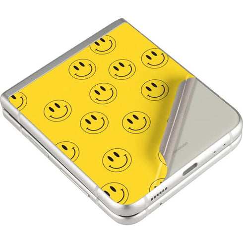 Happy Face Pattern Galaxy Z Flip3 5G Skin