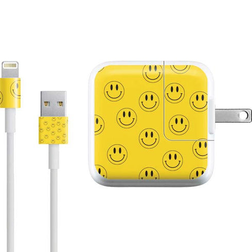 Happy Face Pattern iPad Charger (10W USB) Skin
