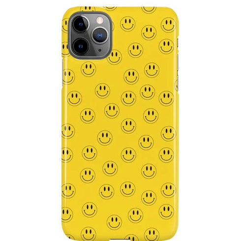 Happy Face Pattern iPhone 11 Pro Max Lite Case