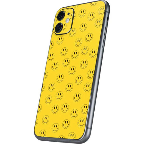 Happy Face Pattern iPhone 11 Skin