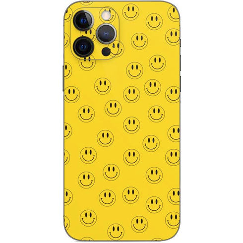 Happy Face Pattern iPhone 12 Pro Skin