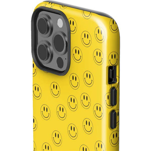 Happy Face Pattern iPhone 13 Pro Max Impact Case