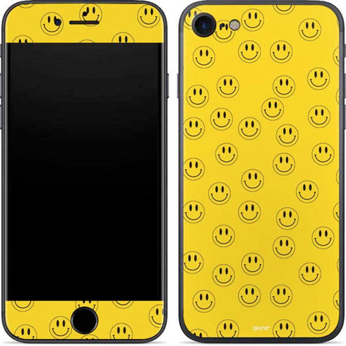 Happy Face Pattern iPhone SE (2nd & 3rd Gen) Skin