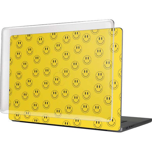 Happy Face Pattern MacBook Pro 16in (2021-25) Case plus Skin