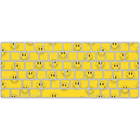 Happy Face Pattern Magic Keyboard Skin