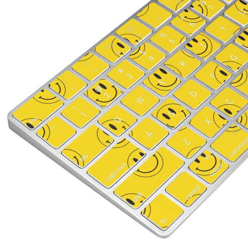 Happy Face Pattern Magic Keyboard Skin