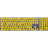 Happy Face Pattern Magic Keyboard with Numeric Keypad Skin