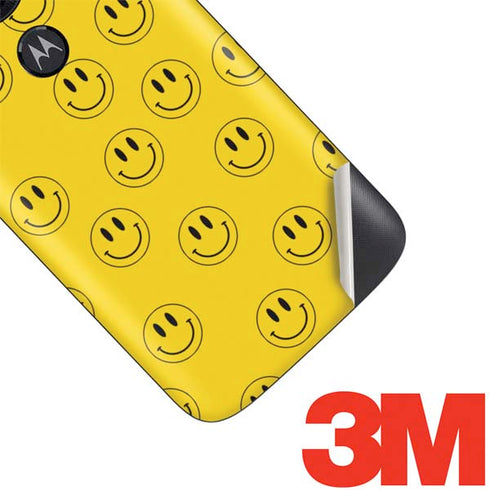 Happy Face Pattern Moto E5 Play Skin