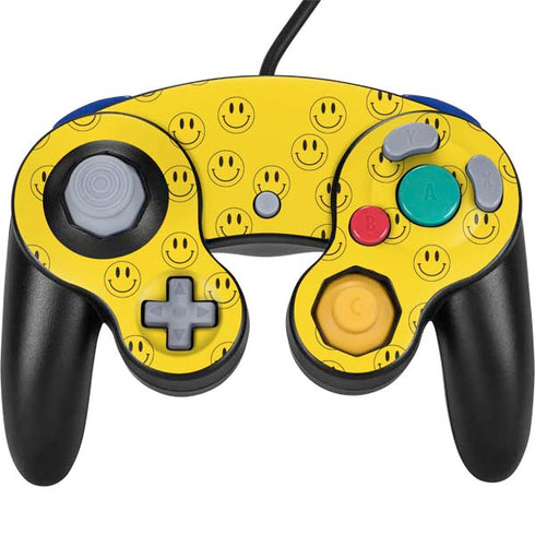 Happy Face Pattern Nintendo GameCube Controller Skin