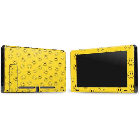Happy Face Pattern Nintendo Switch Bundle Skin