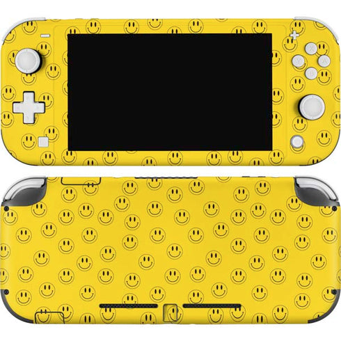Happy Face Pattern Nintendo Switch Lite Skin