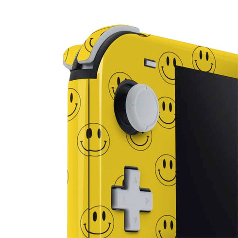 Happy Face Pattern Nintendo Switch Lite Skin
