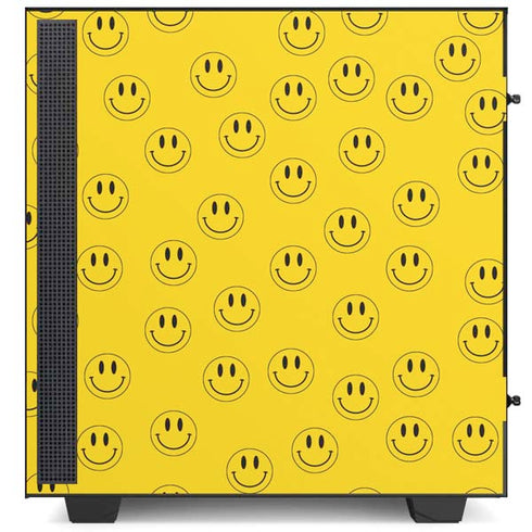 Happy Face Pattern NZXT H510 Compact ATX Mid-Tower Case Skin